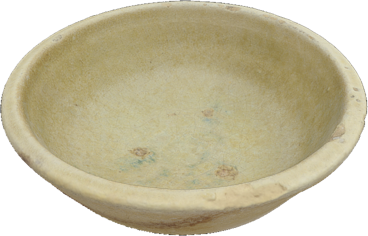 Glazed ceramic bowl