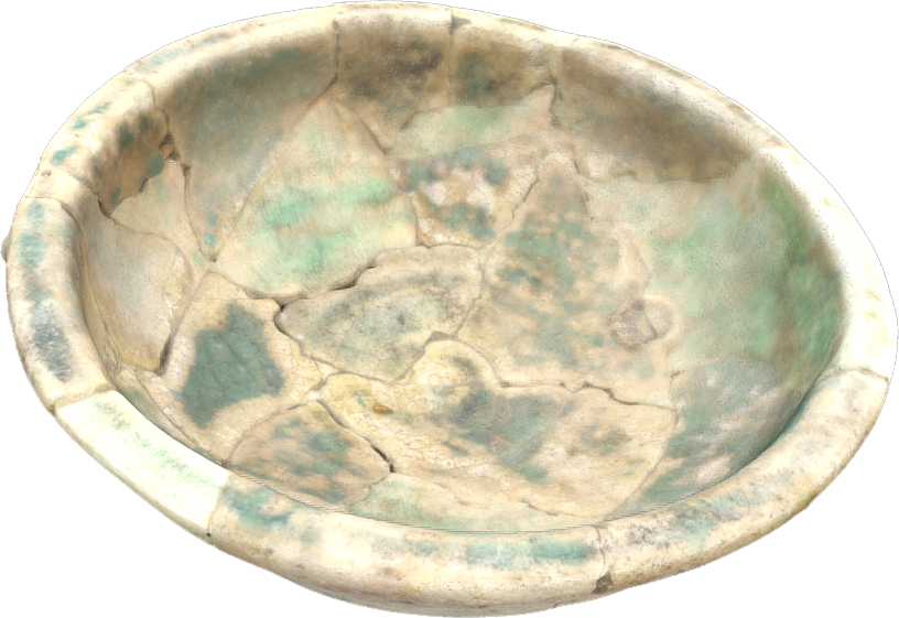 Glazed bowl, Palace