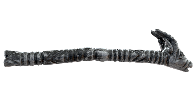 Pre-Islamic silver Kohl stick