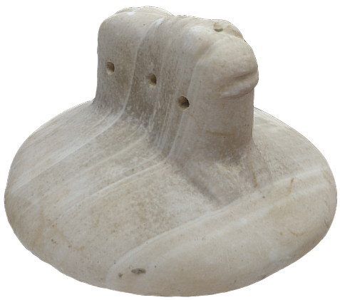 Pre-Islamic Alabaster Jar Lid 1