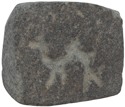 Pre-Islamic Softstone stamp 2