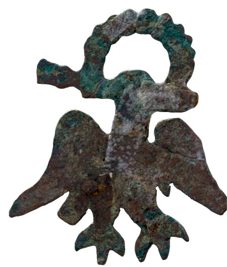 Pre-Islamic bronze eagle