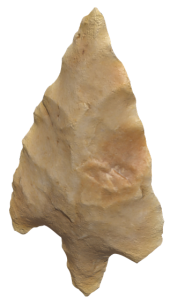 رأس سهم حجري من العصر الحجري الحديث