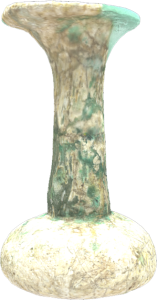قارورة زجاجية صغيرة من القرن الأول الميلادي
