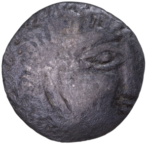 Bronze tetradrachm coin