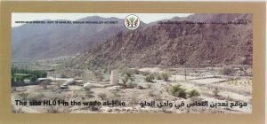 The site HLO1 in the Wadi al-Hilo
