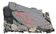 Petroglyph N23 Khatm Al Melaha, Kalba, Sharjah 2