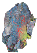 DStretch- Petroglyph V7 Khatm Al Melaha, Sharjah 1