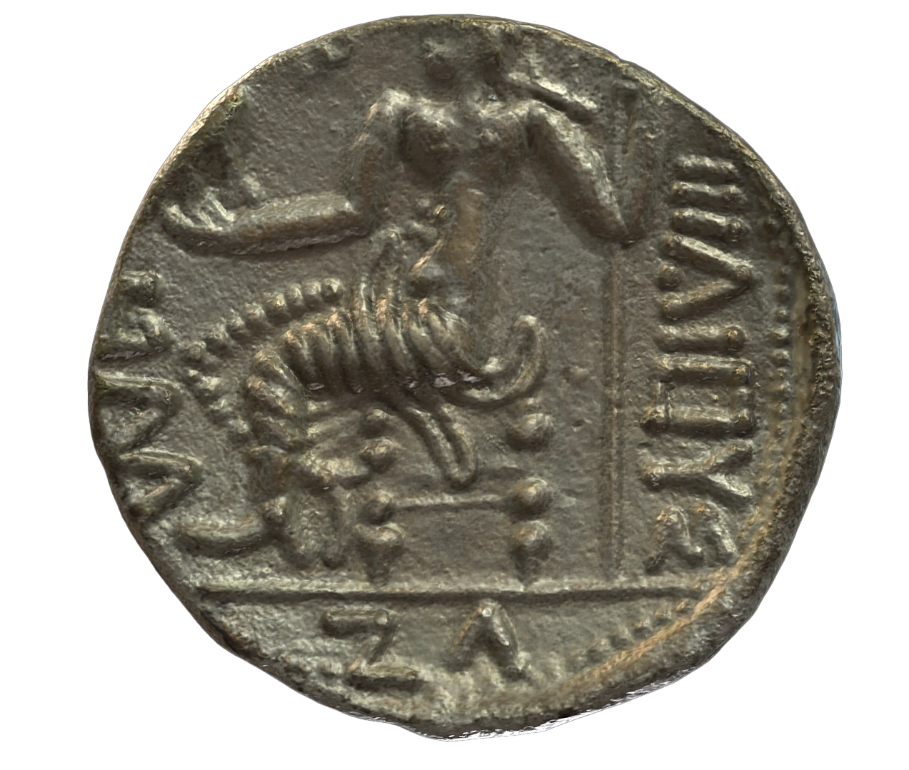 عملة فضية ما قبل الإسلام SAA329N