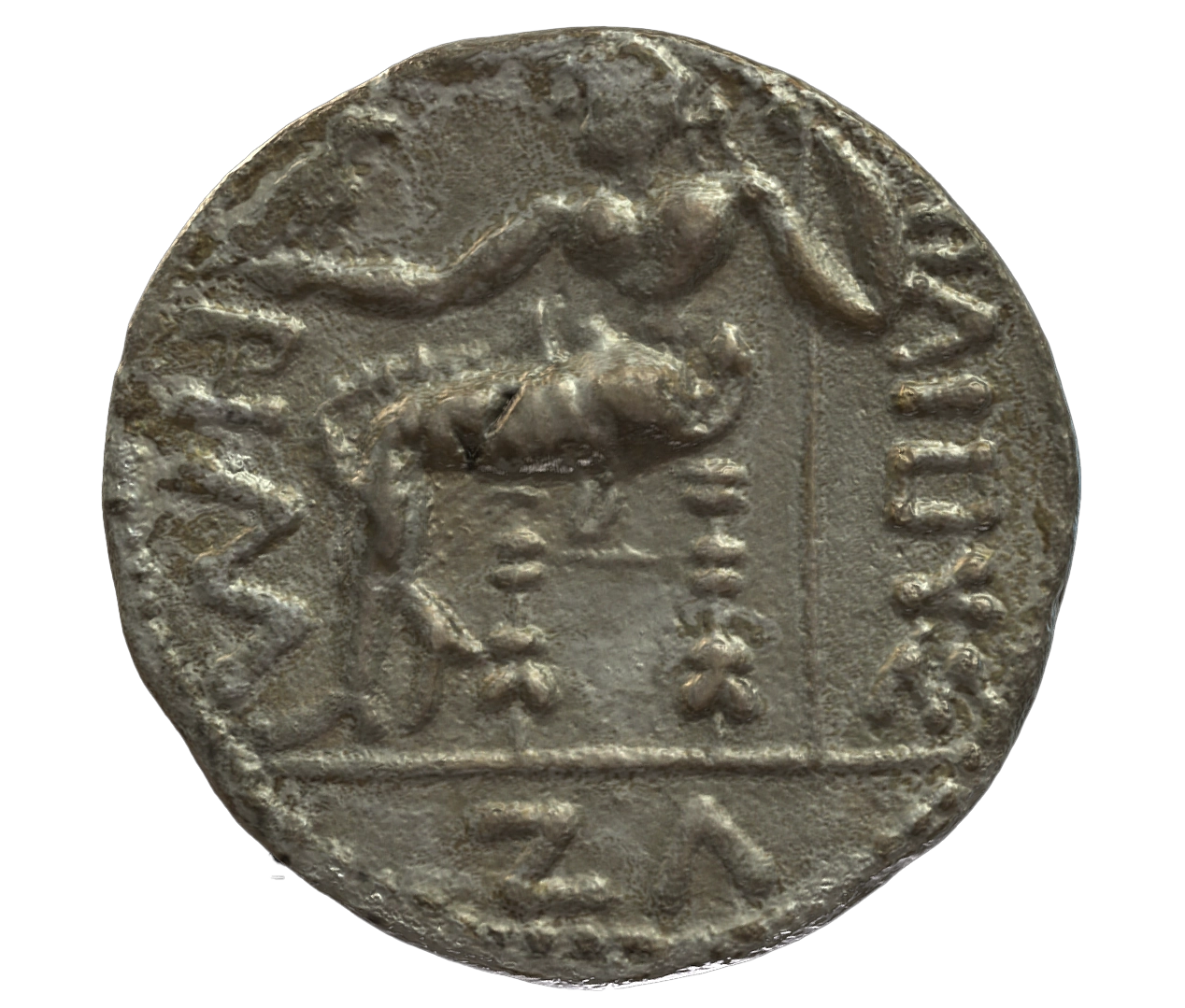 عملة فضية ما قبل الإسلام SAA325N