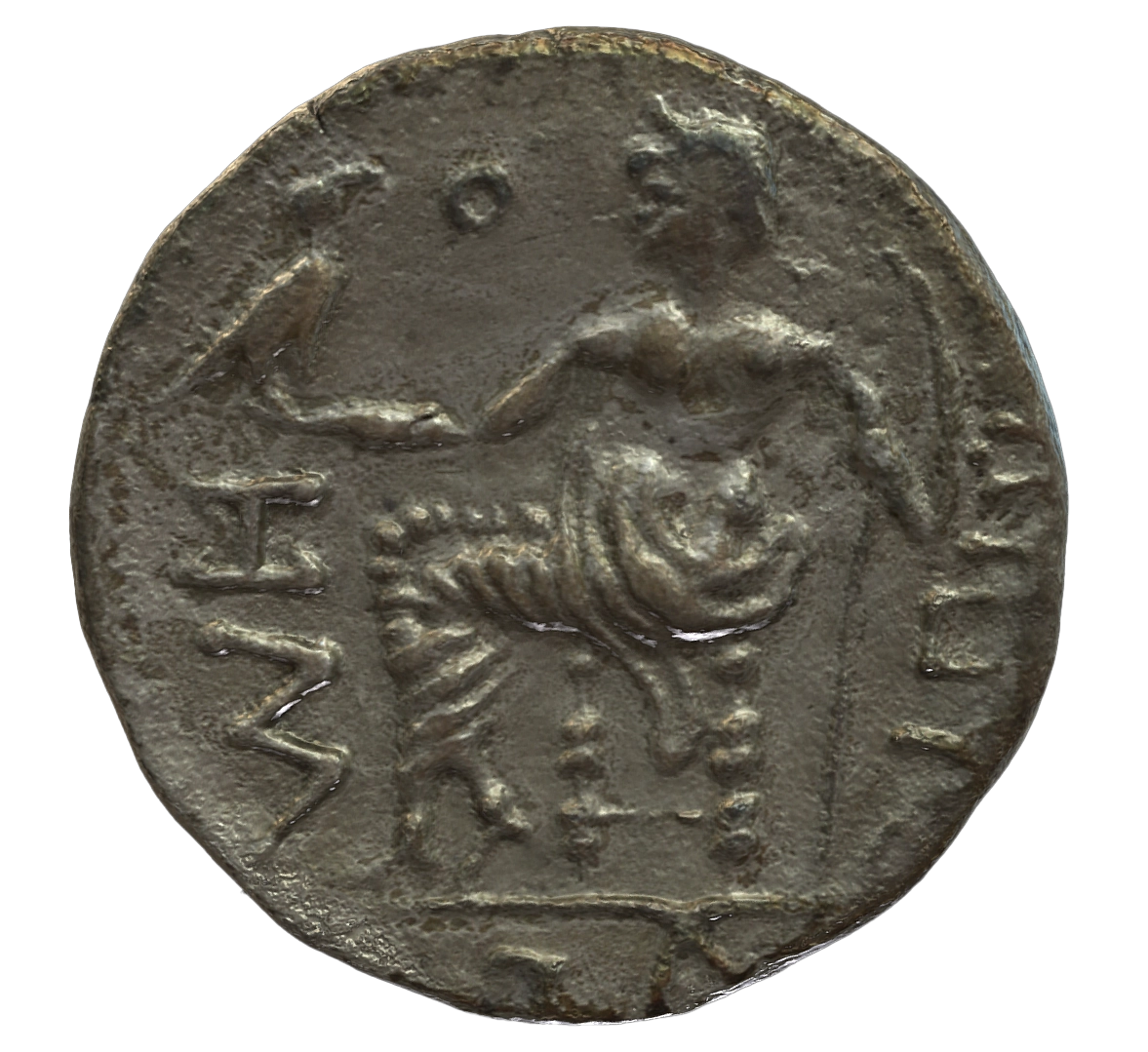 عملة فضية ما قبل الإسلام SAA324N