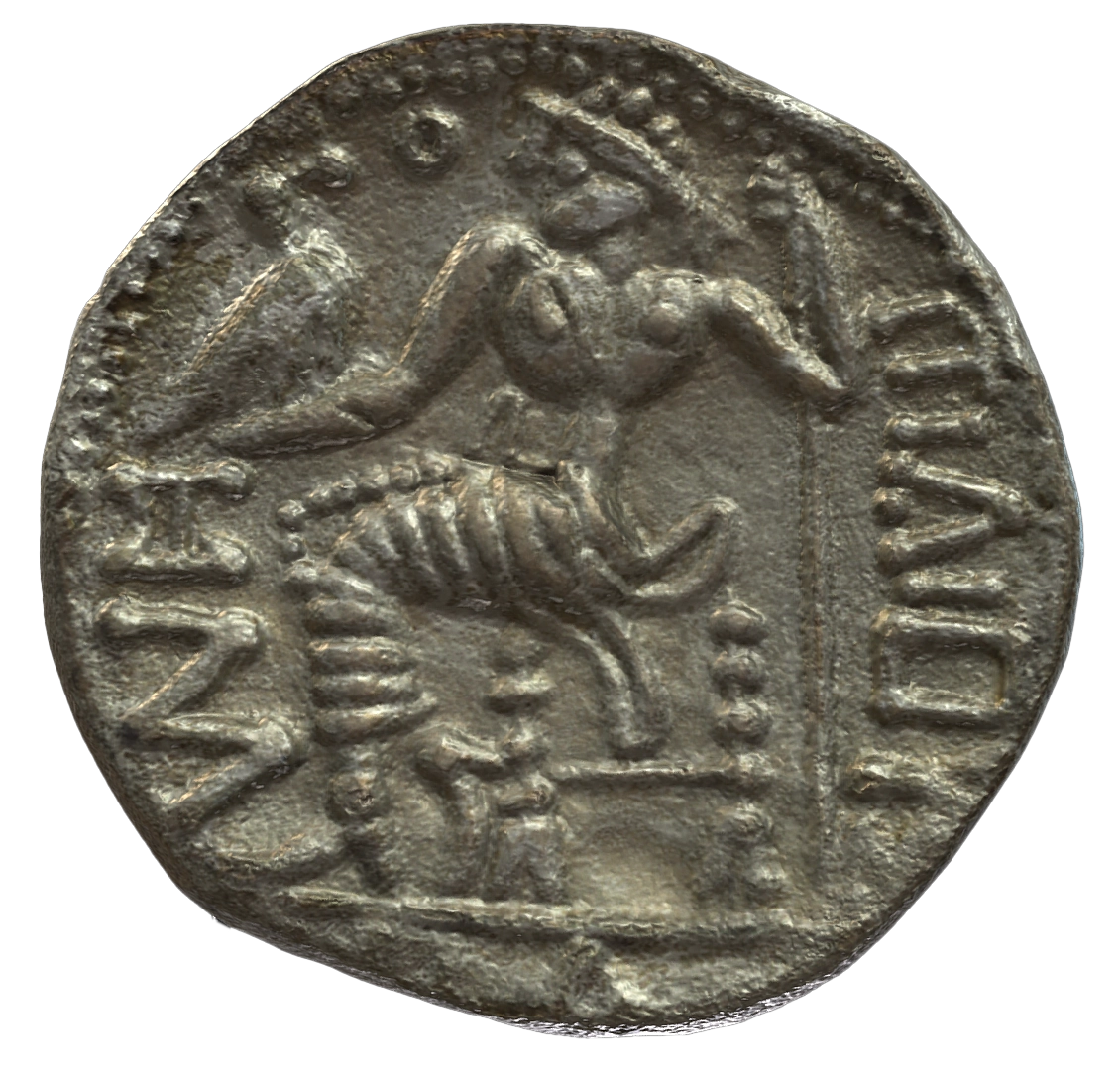 عملة فضية ما قبل الإسلام SAA323N