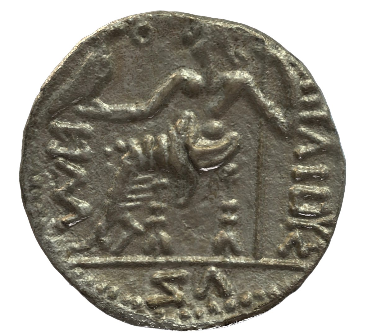 عملة فضية ما قبل الإسلام SAA319N