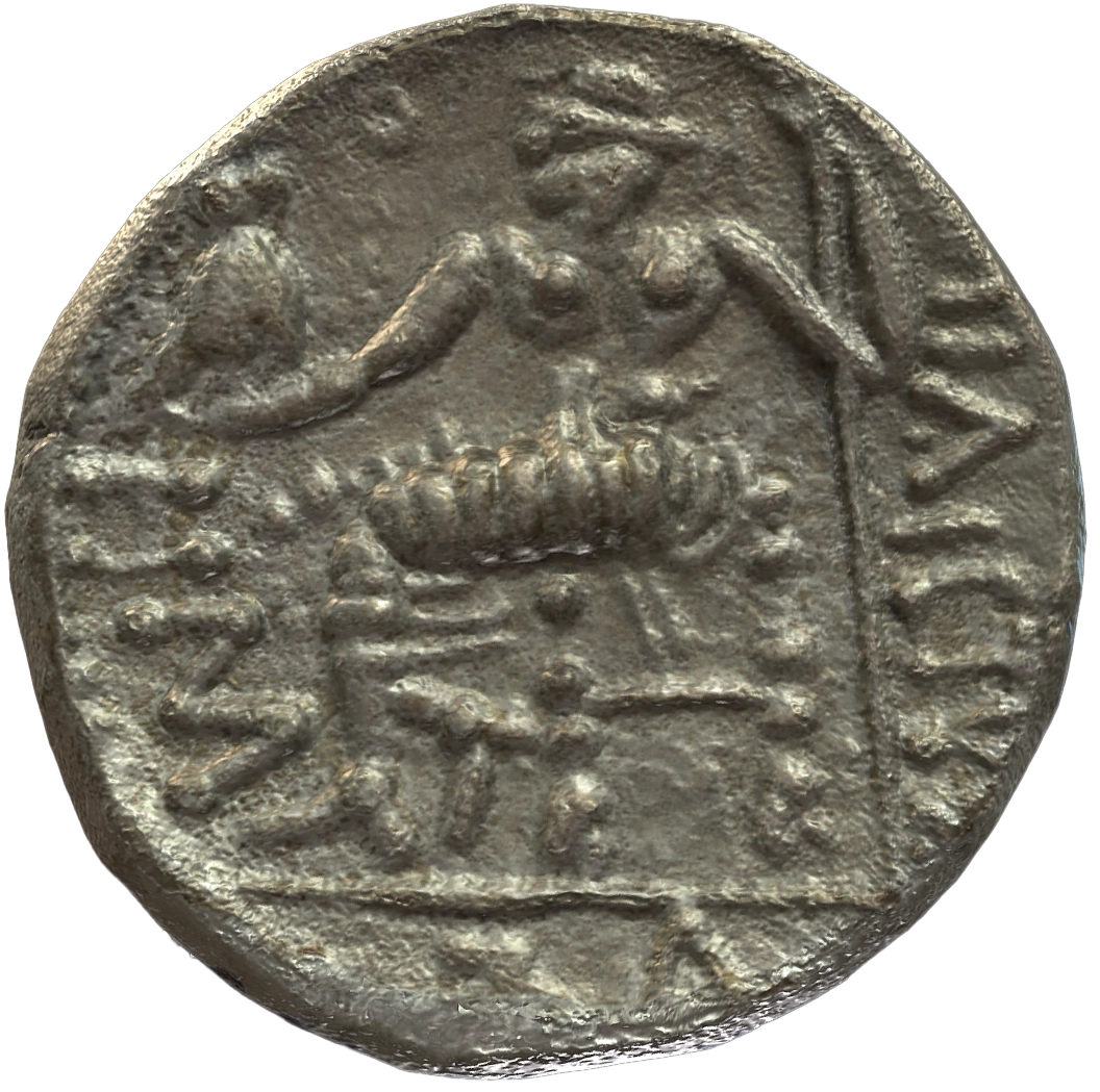 عملة فضية ما قبل الإسلام SAA296N