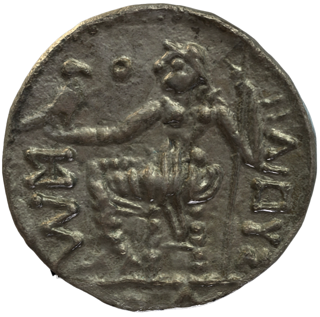 عملة فضية ما قبل الإسلام SAA251N