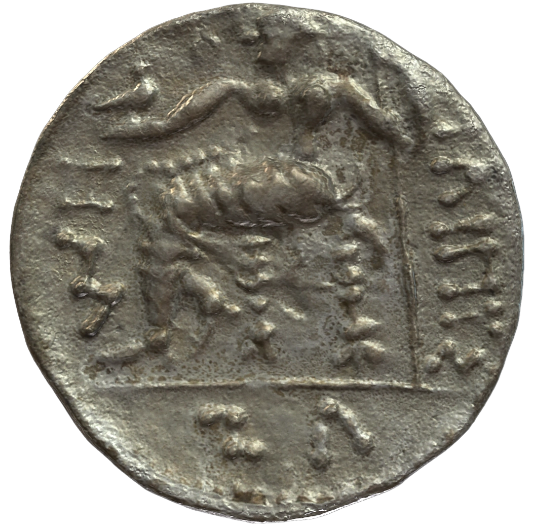 عملة فضية ما قبل الإسلام SAA214N