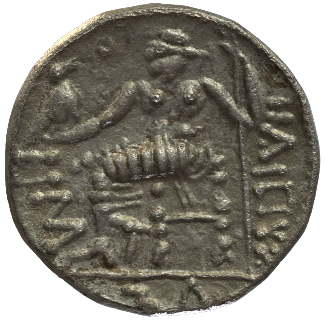 عملة فضية ما قبل الإسلام SAA195N