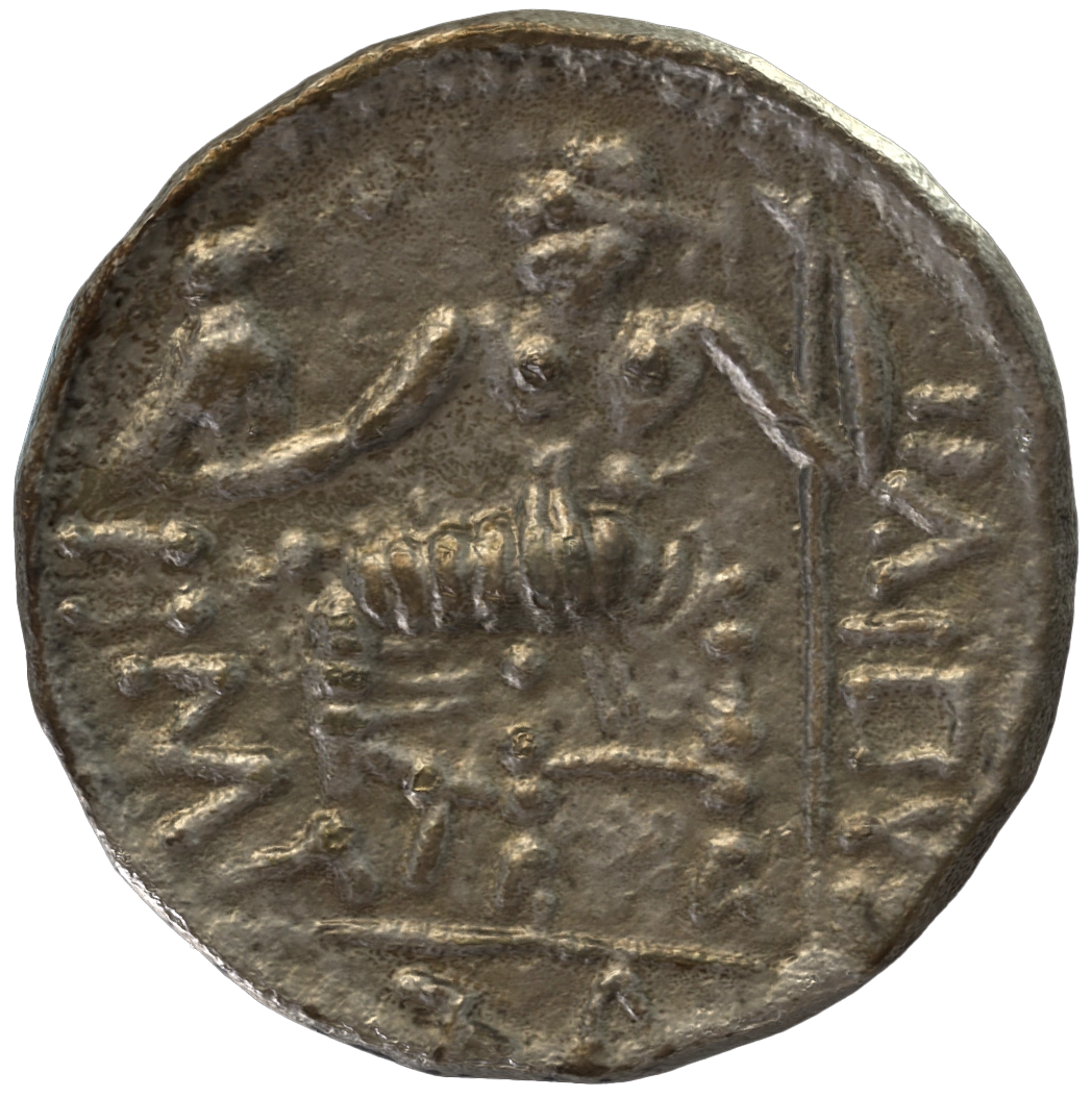 عملة فضية ما قبل الإسلام SAA184N