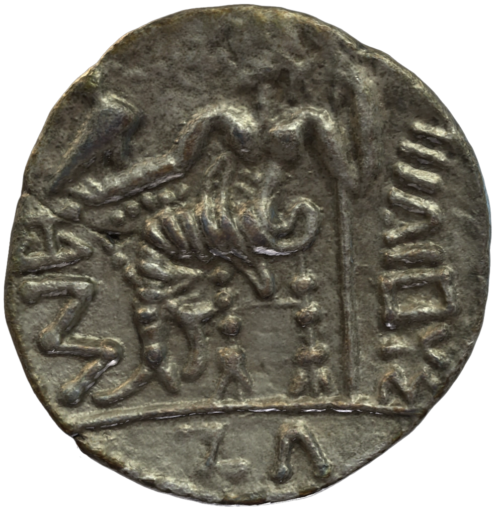 عملة فضية ما قبل الإسلام SAA182N