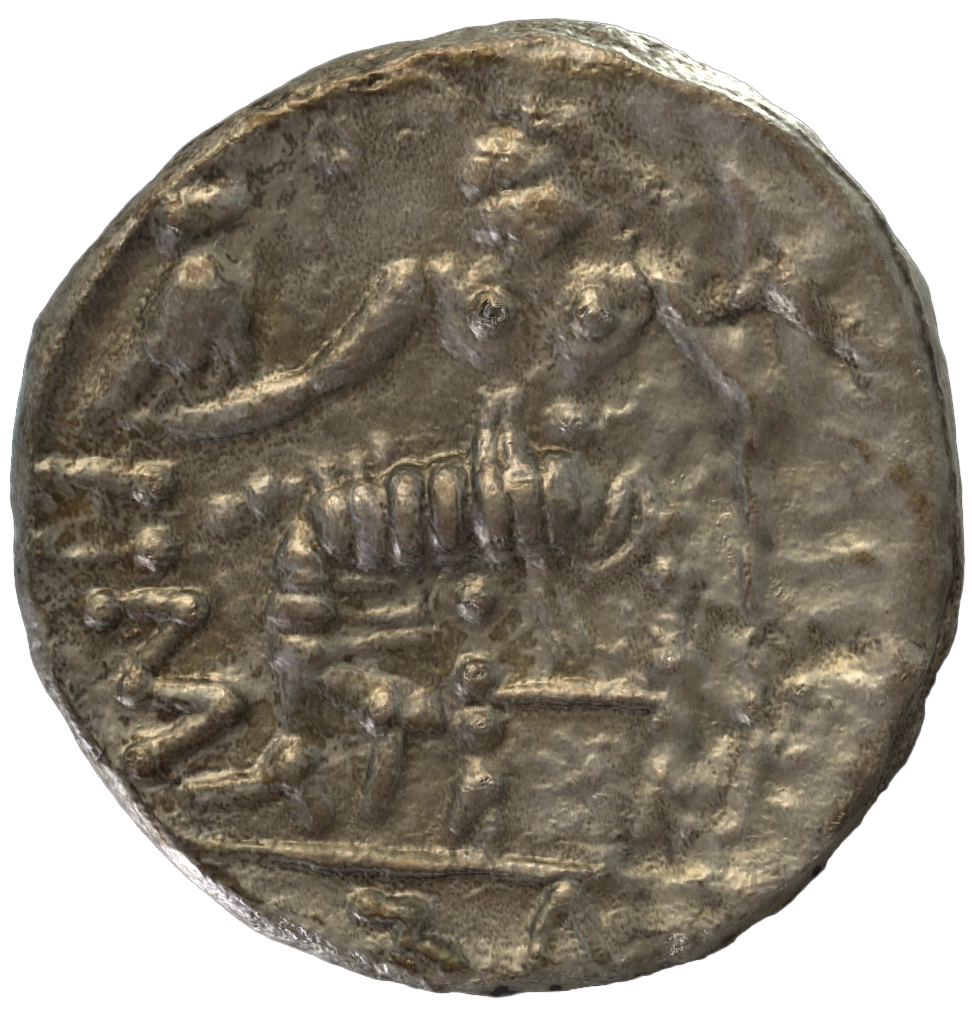 عملة فضية ما قبل الإسلام SAA176N