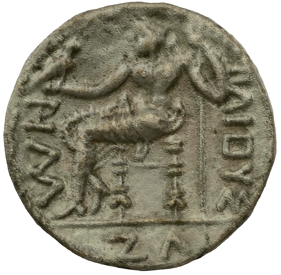 عملة فضية ما قبل الإسلام SAA073N