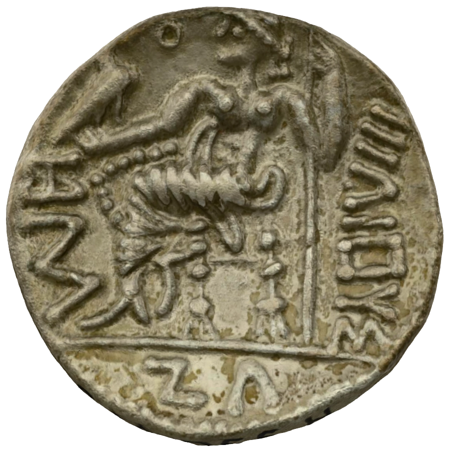 عملة فضية ما قبل الإسلام SAA055N