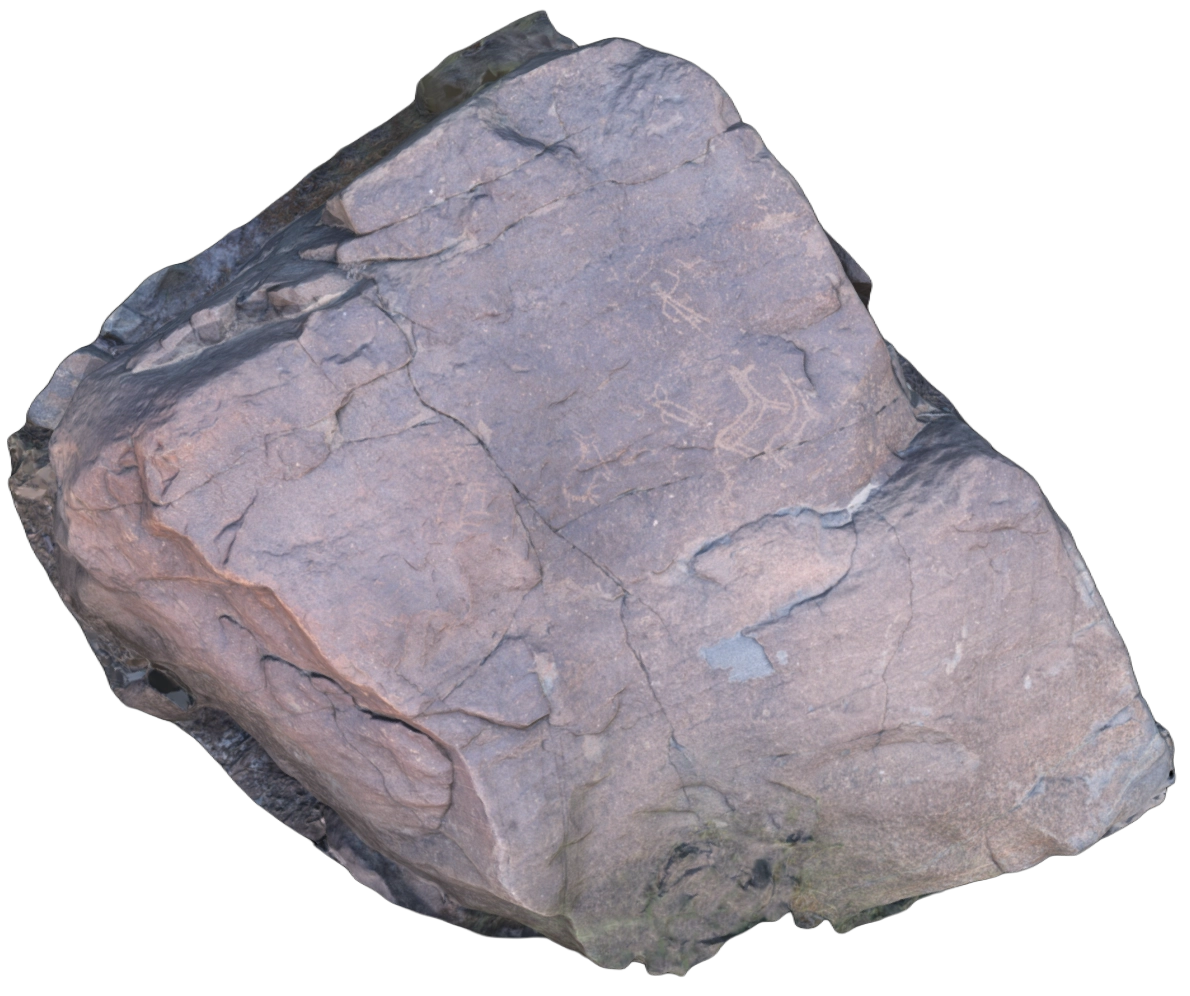 النقش الصخري 22 (المنطقة 1)، وادي الحلو، الشارقة