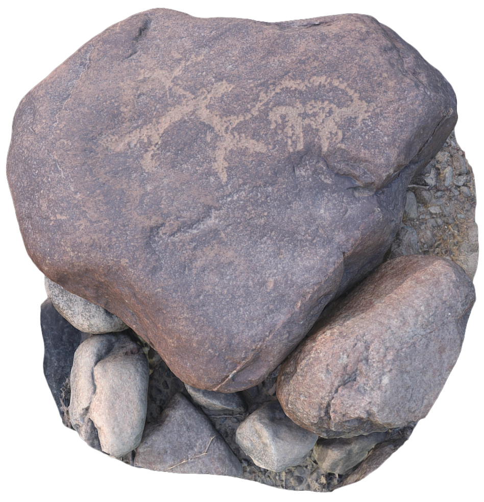 Petroglyph 1 (ZONE 2), Wadi al Hilo, Sharjah