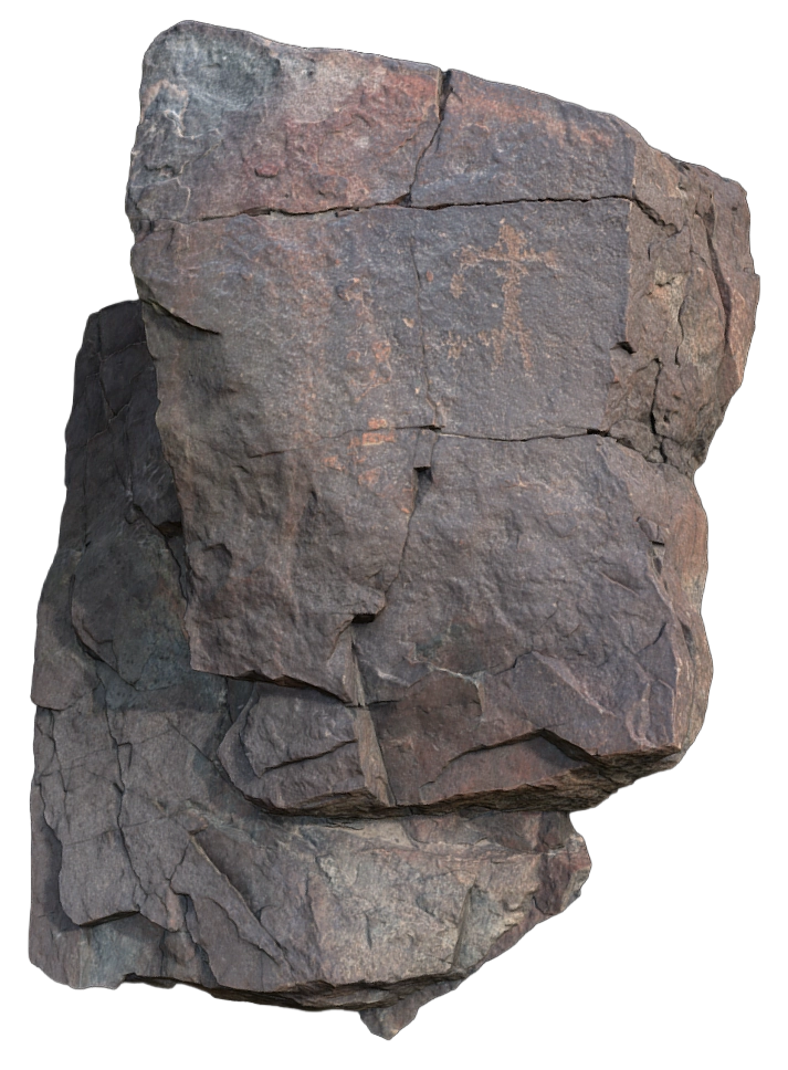 النقش الصخري RA9، لولية، الشارقة