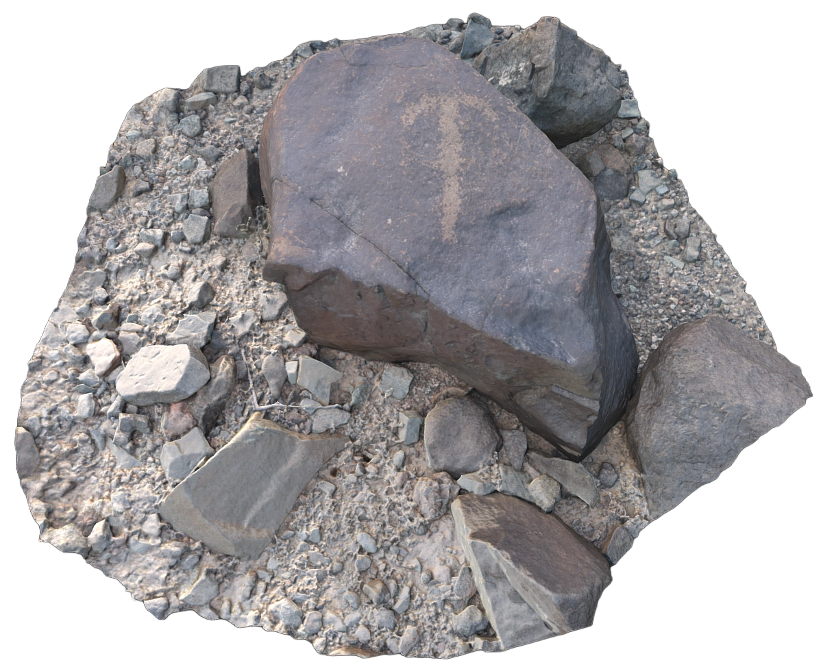 النقش الصخري RA4، لولية، الشارقة