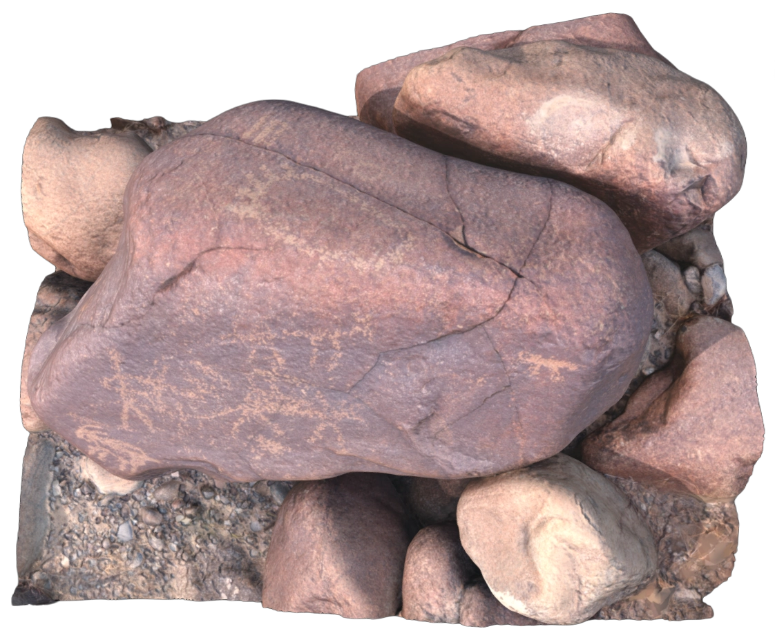 النقش الصخري REEMA13، وادي الحلو، الشارقة