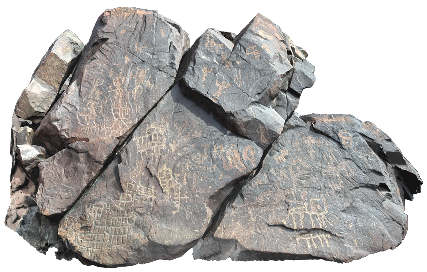 النقش الصخري MU11، المديفي، الشارقة