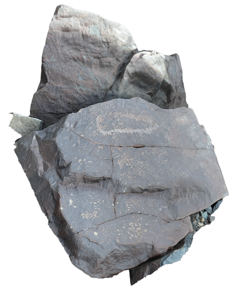 النقش الصخري MU19، المديفي، الشارقة