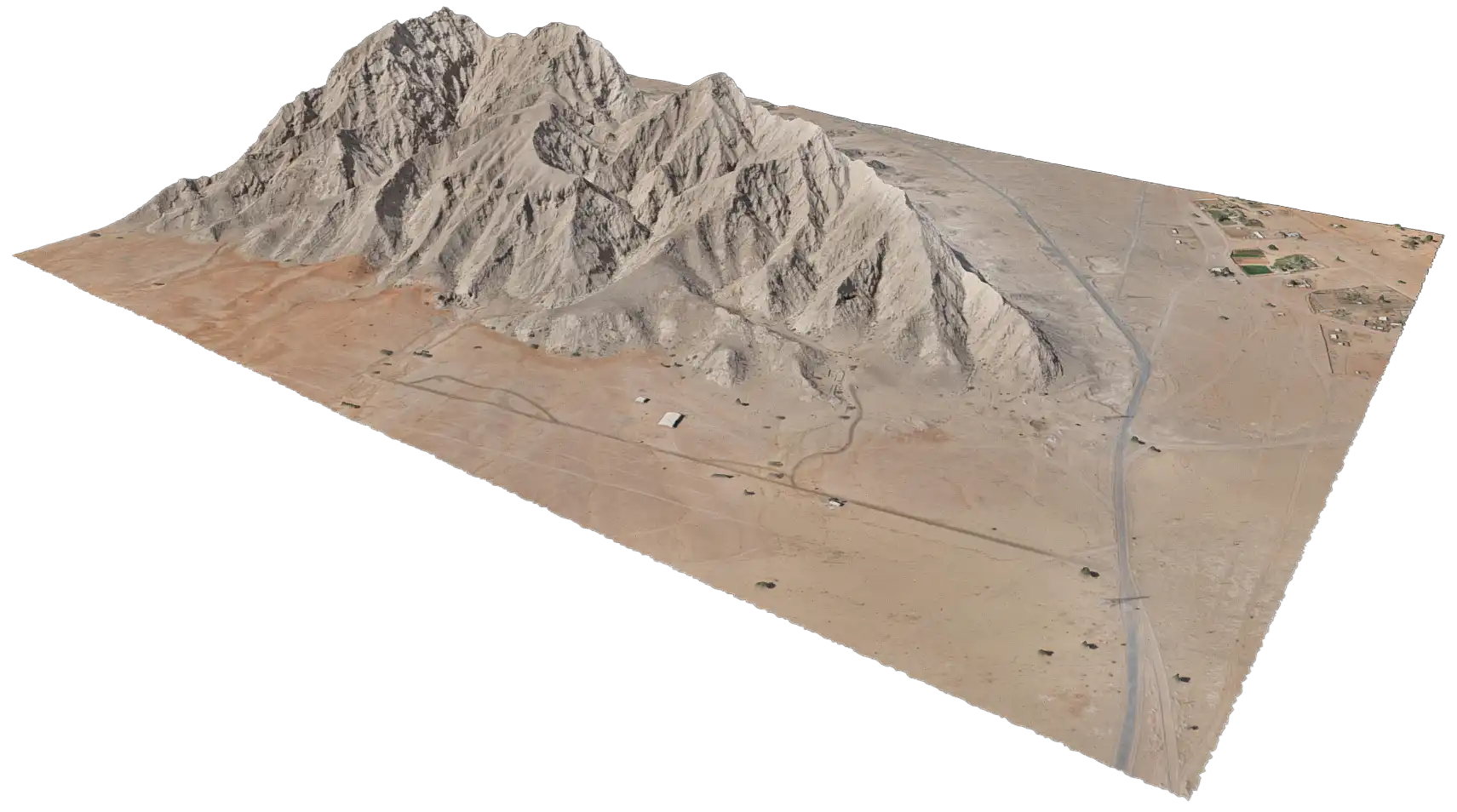 Jebel Faya Drone Model – Sharjah, UAE